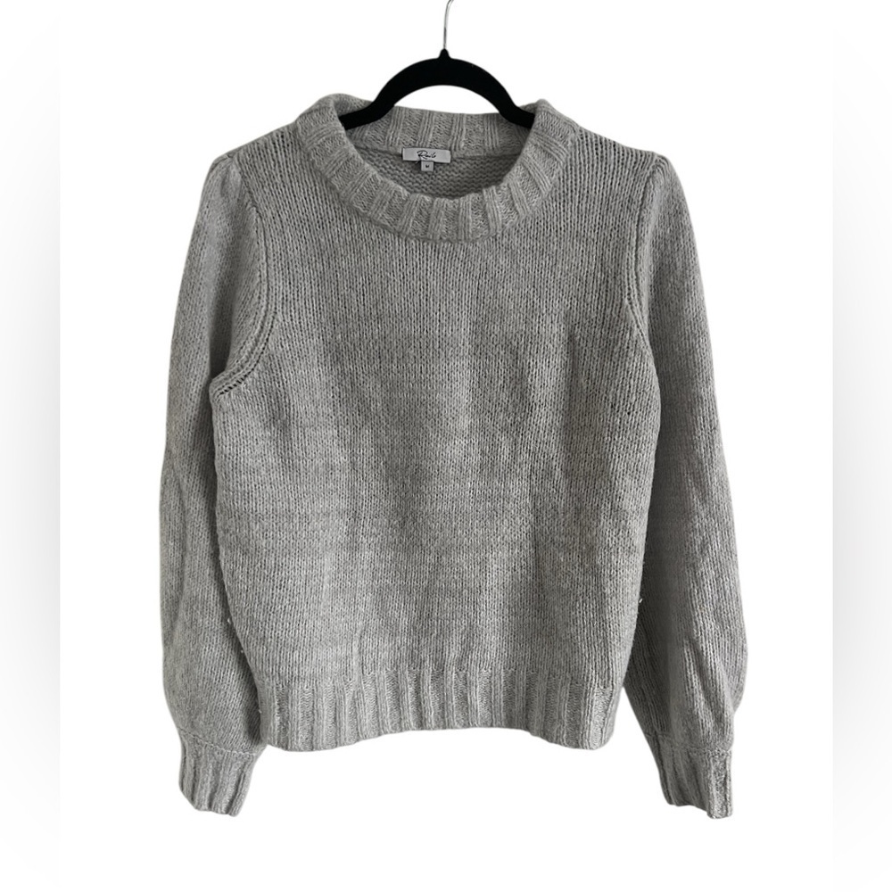 Rails Wool Cashmere Alpaca Sybil Heather Gray Sweater, size medium